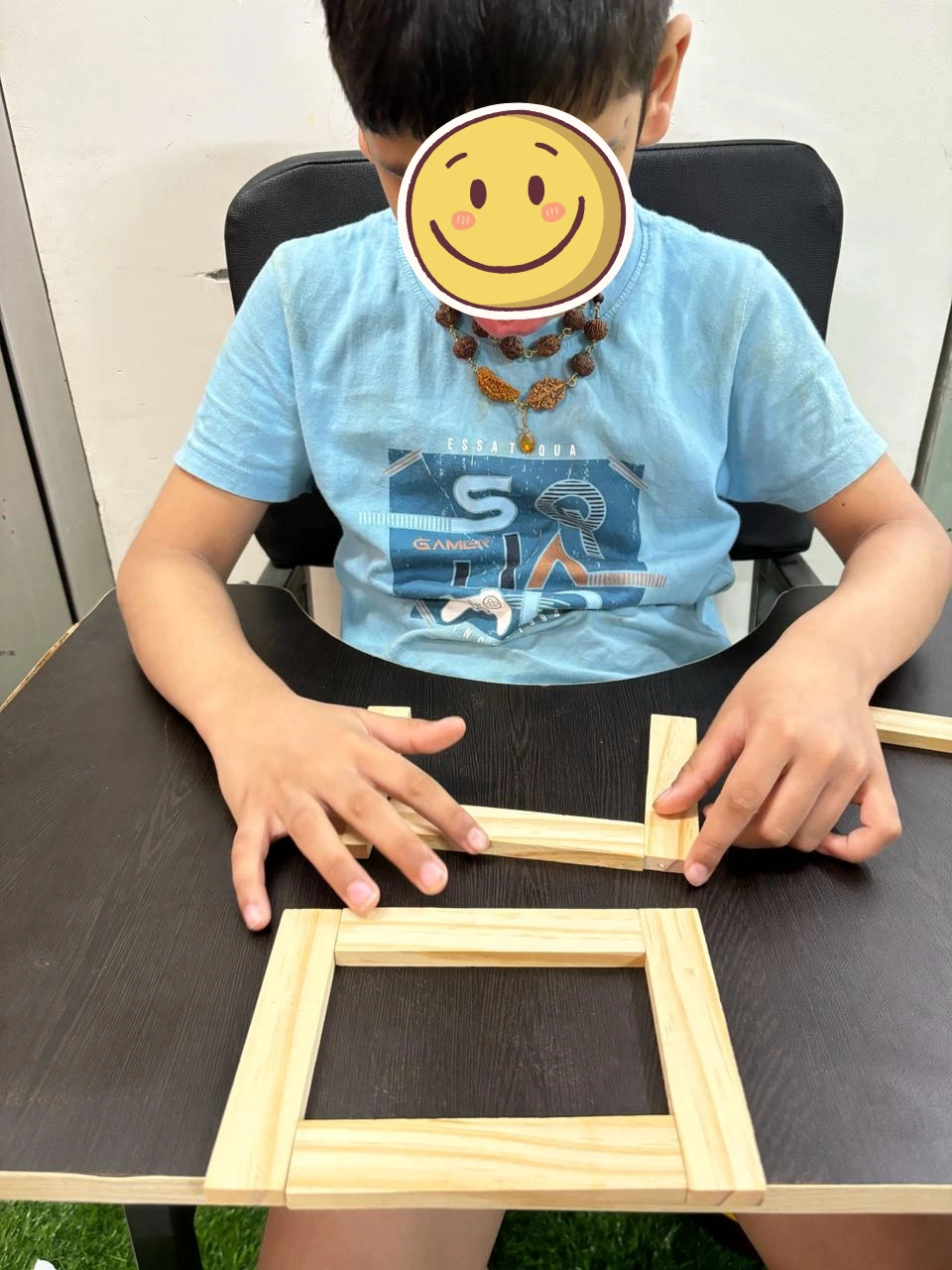 Children doing yoga/stretching